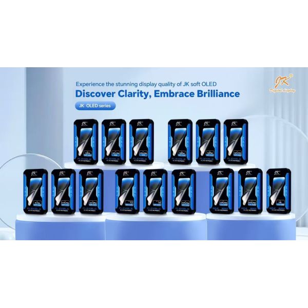 Replacement LCD Screen with OLED Display for iPhone 15 Pro Featuring 18 Month Warranty