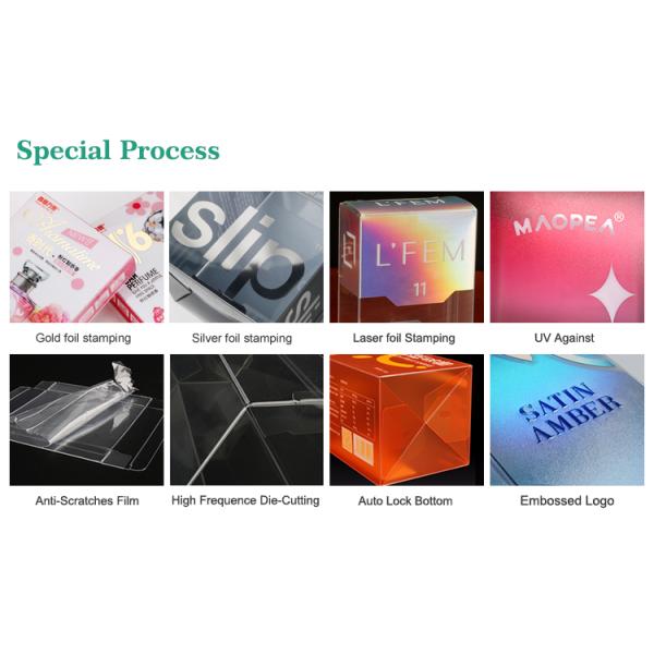 Custom Printed logo Hanging Packaging PVC PET Transparent Plastic Box