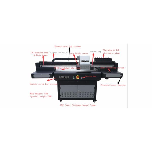 UV Curable Ink Flatbed Printer 9060 for Multicolor Printing on Flatbed Plastic/Acrylic