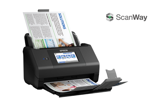 Epson ES-580W A4 High-Speed Wi-Fi Flatbed Scanner With USB Interface Portable and CCD Light Source Certified ROHS