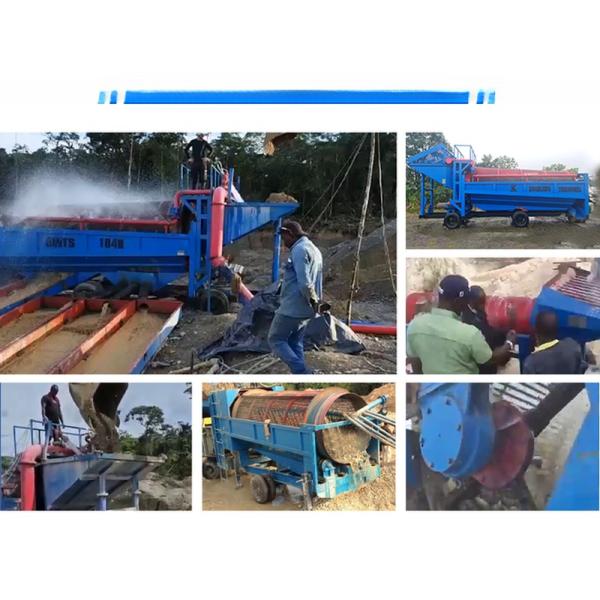 Mobile Ore Concentrator Gold Ore Screen Processor for Separating and Concentrating