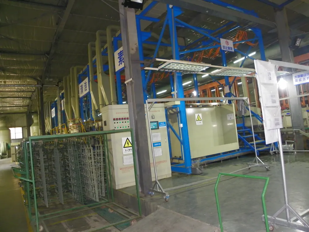 Fully Automated Rack Plating Line Nickel Plating Machine With Flight Bar Transfer