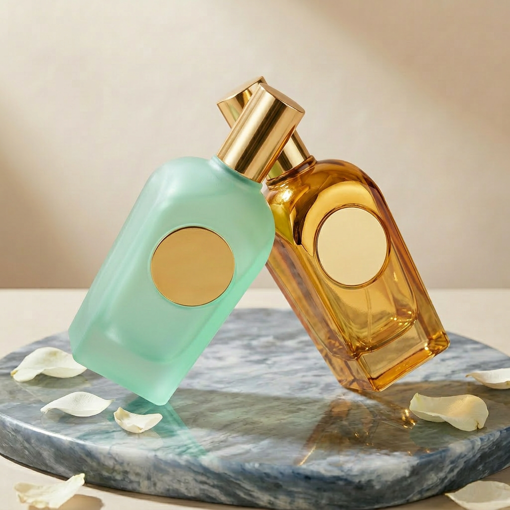 Anding Manufacturer Bulk Customizable Private Label 100ml Rectangle Refillable Atomizer Glass Empty Perfume Bottle for Perfume