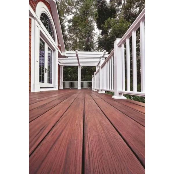 Waterproof Anti Pressure WPC Solid Decking Wpc Swimming Pool 146 X 22mm