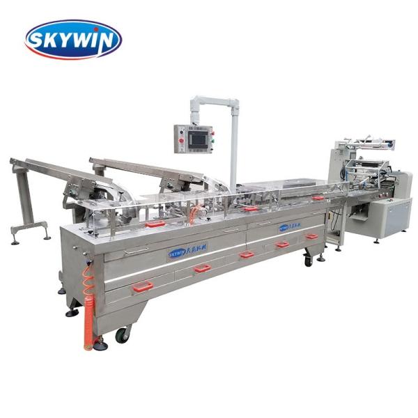CE Approved Single Lane Two Colors 3+2 Cream Biscuit Making Machine