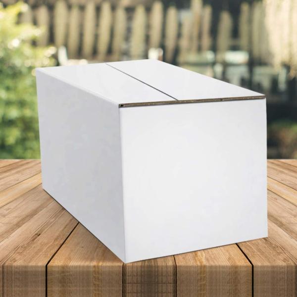 White Cardboard Mail Box Single-wall Corrugated Box