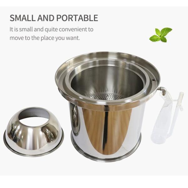 10L Water Oil Distiller for Plants Essential Oil Extraction of Ginger and Herbs