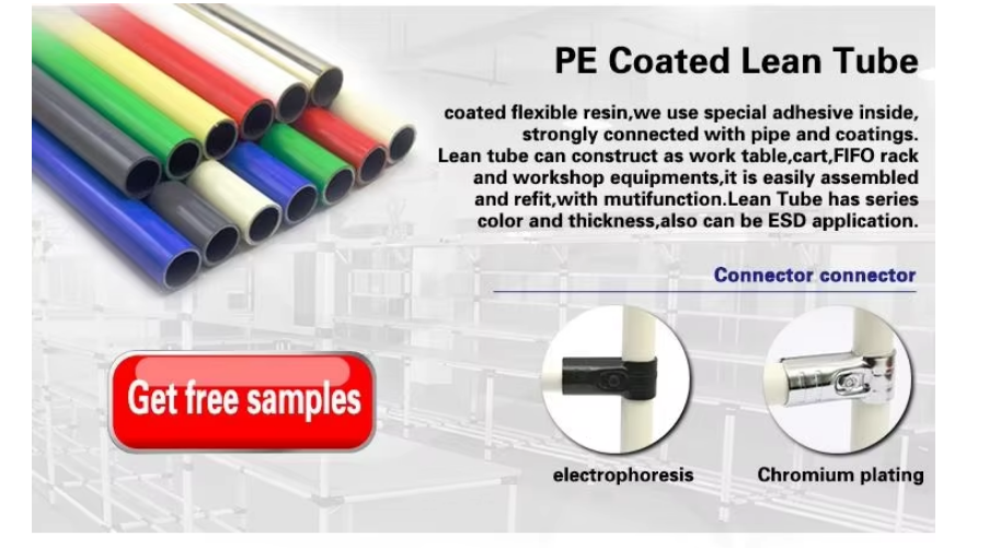 Flexible Green Compound Pipe, Ivory Lean Pipe System with ESD
