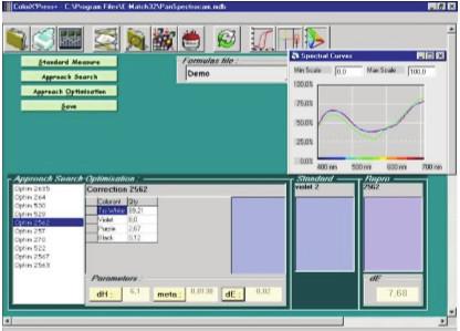 Buy Specrophotometer Color Matching Software Ergonomic Design For Color Cottection at wholesale prices
