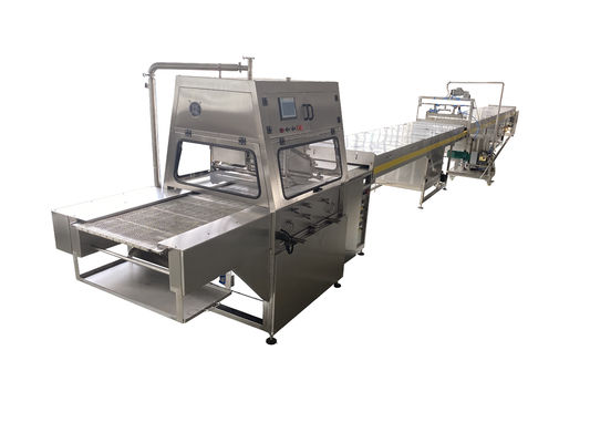 Automatic Peanut Butter Bite Making Machine P400 High Speed Multiple Rows Cutting Line