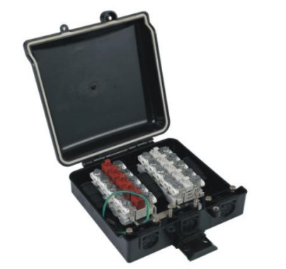 20 Pair Subscriber Terminal Block with IP55 Protection for Wall & Pole Mount STB Box