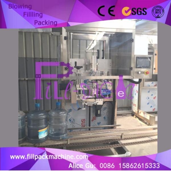Single Head Neck Labeling 28mm Gallon Labeler Full Automation