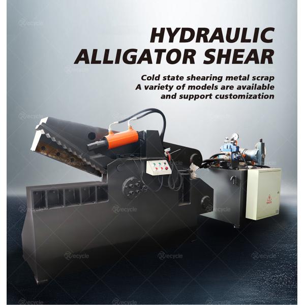 Alligator Scrap Metal Cutting Machine Crocodile Machine Waste Scrap Metal Sheet Shearing Machine