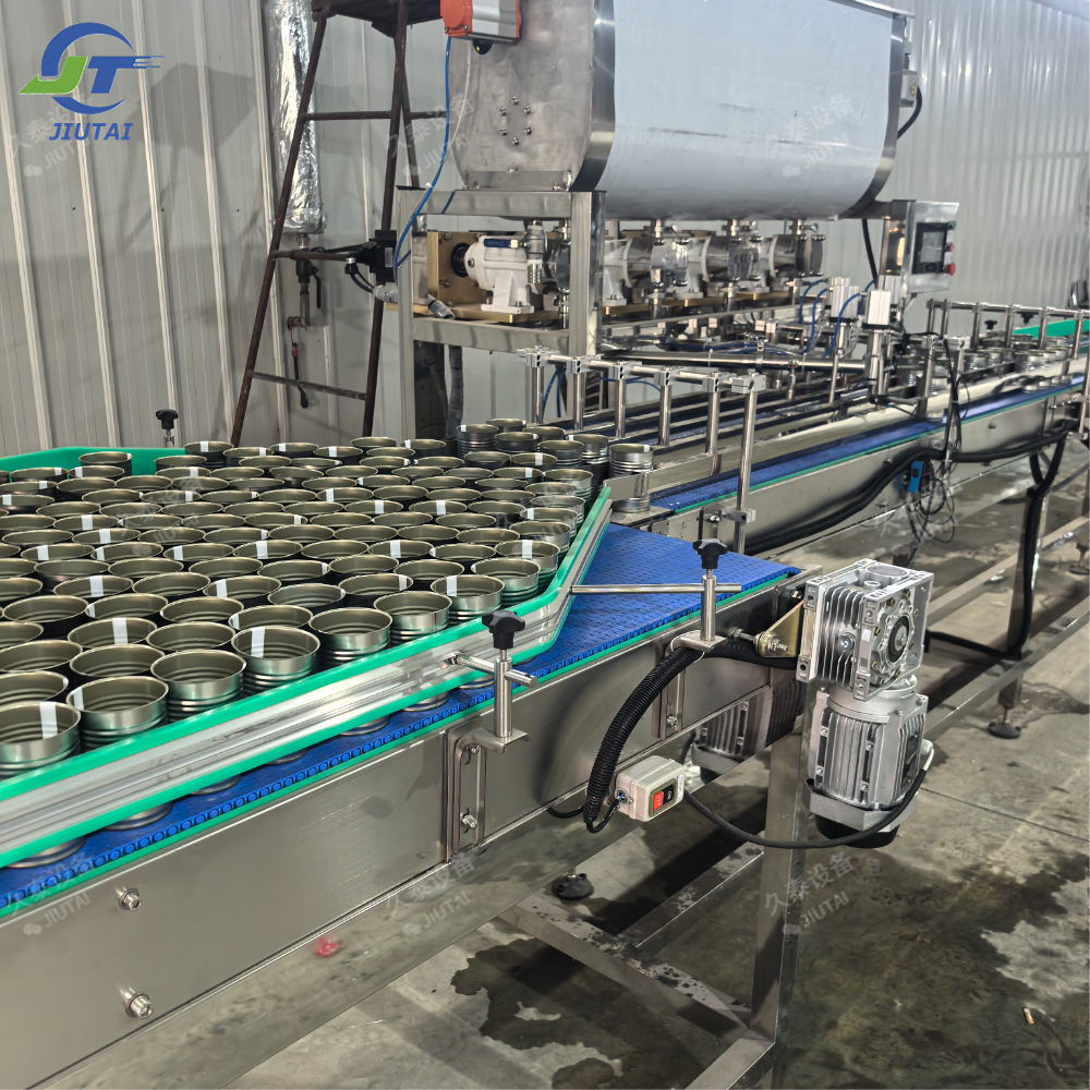 Automatic Quantitative Tomato Paste Tin Can Filling Sealing and Seaming Machine
