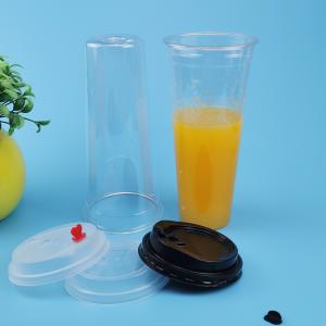 Stack Up PP Flat Dome Disposable Bubble Tea Cups