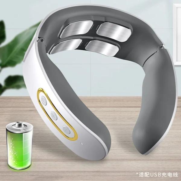 Smart Electric Neck Massager with Timing Control Function and 500mA Charging Current