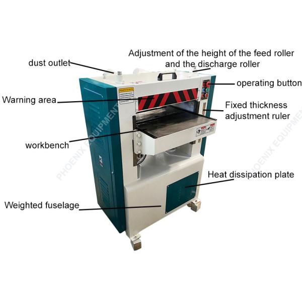 Customized Voltage Woodworking Planer One Sided Machine Automatic Grade Automatic
