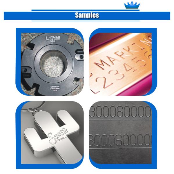 Integrated Desktop Metal Dot Peen Pneumatic Marking Machine Smart Touch