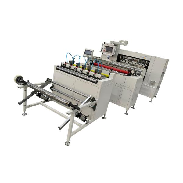 Non Partitioned Pleating Paper Folding Machine Production Line