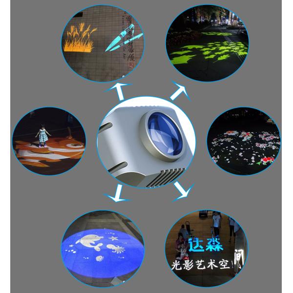 LED Light Source Outdoor Gobo Projector 100W Optional Customized Rotating Gobo Projector