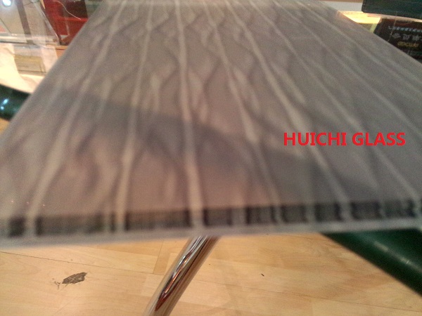 EVA foil decorative insertion for laminated glass