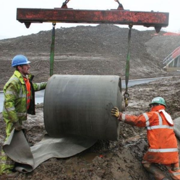 Fireproof Cement Heat Blanket Rapid Installation Concrete Curing Tarps Waterproof