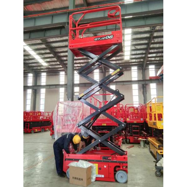 Adjustable Lifting Height Self Propelled Lifting Platform Scissor Lift