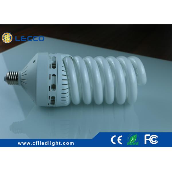 T5 6400k Energy Saving Lamp , Full Spiral Light Bulbs E27 / E40