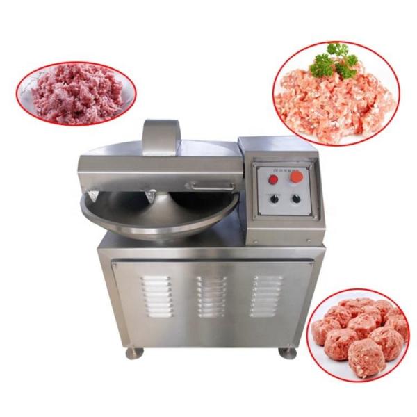 Good Fineness Meat Processing Machinery Silvery Vacuum Chopper