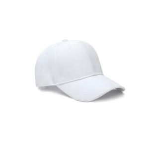 China White color Blank baseball caps cotton twill 6 panel custom baseball cap,logo customized promotional use factory cap hat on sale