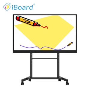 Interactive Flat Panel Multi-Touch Smart Board with 4K Resolution and Android