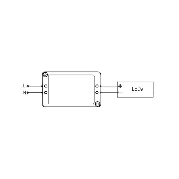 16 - 28V Panel Light Microwave Movement Sensor Driver 8w 300mA Approved CE