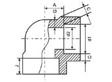 Quality Socket weld 90º elbow for sale