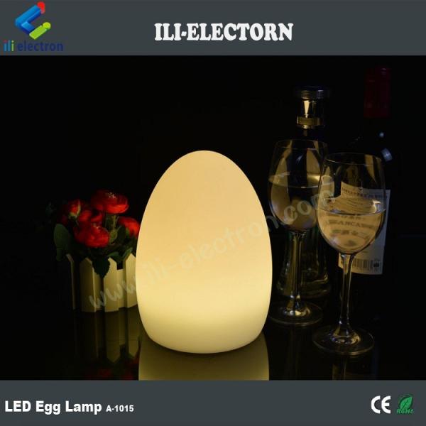 plastic egg lamp /illuminated table lamp /led lighted egg lamp