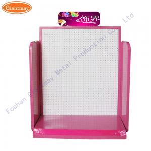 Quality Fashion Floor Standing Pegboard Retail Floor Display Stands for sale