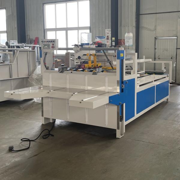 Semi Automatic Corrugated Carton Folder Gluer Machine 2800 Model Work Platform