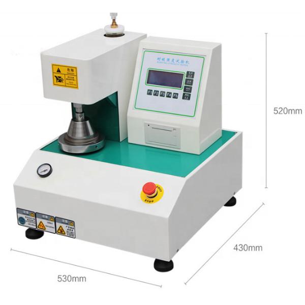 Textile Carton Cardboard Paper Automatic Bursting Strength Test Machine