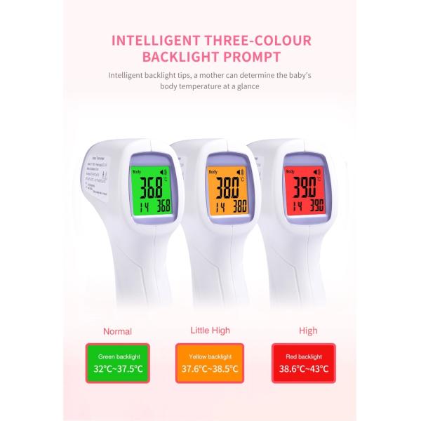 Infrared Digital Temperature Thermometer , Non Contact Laser Temperature Gun