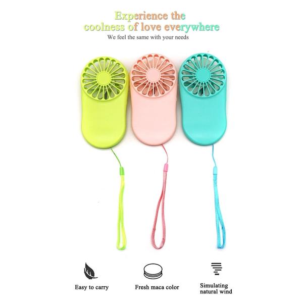 900mAh Rechargeable Portable Handy USB Charging Mini Fan