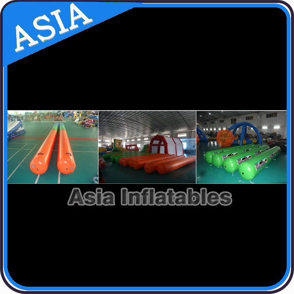 Inflatable Swim Buoys , Triangular Shape Marker Floating For Advertising