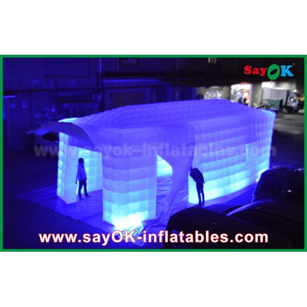 Air Inflatable Tent LED Light Inflatable Cube Tent / Full-Digital Printing Outdoor Party Tent