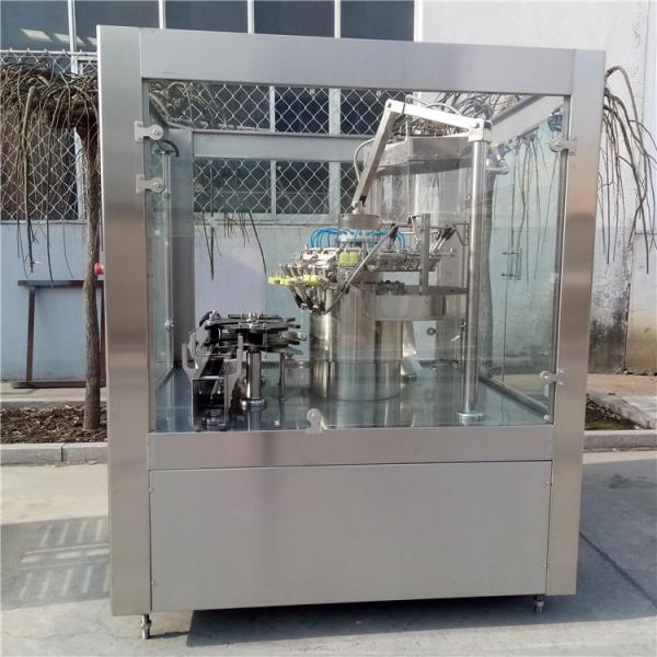 2000 - 8000bph Automatic Rotary Bottle Washing Machine For Inner And Outer Flushing