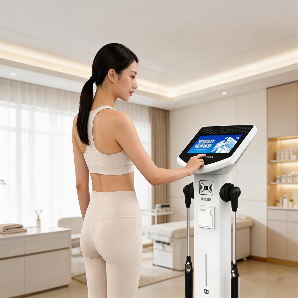 Gym Use Full Body Analyzer Body Scanner Analyzer Scanner Machine Human Composition Measurement Fat Analyse