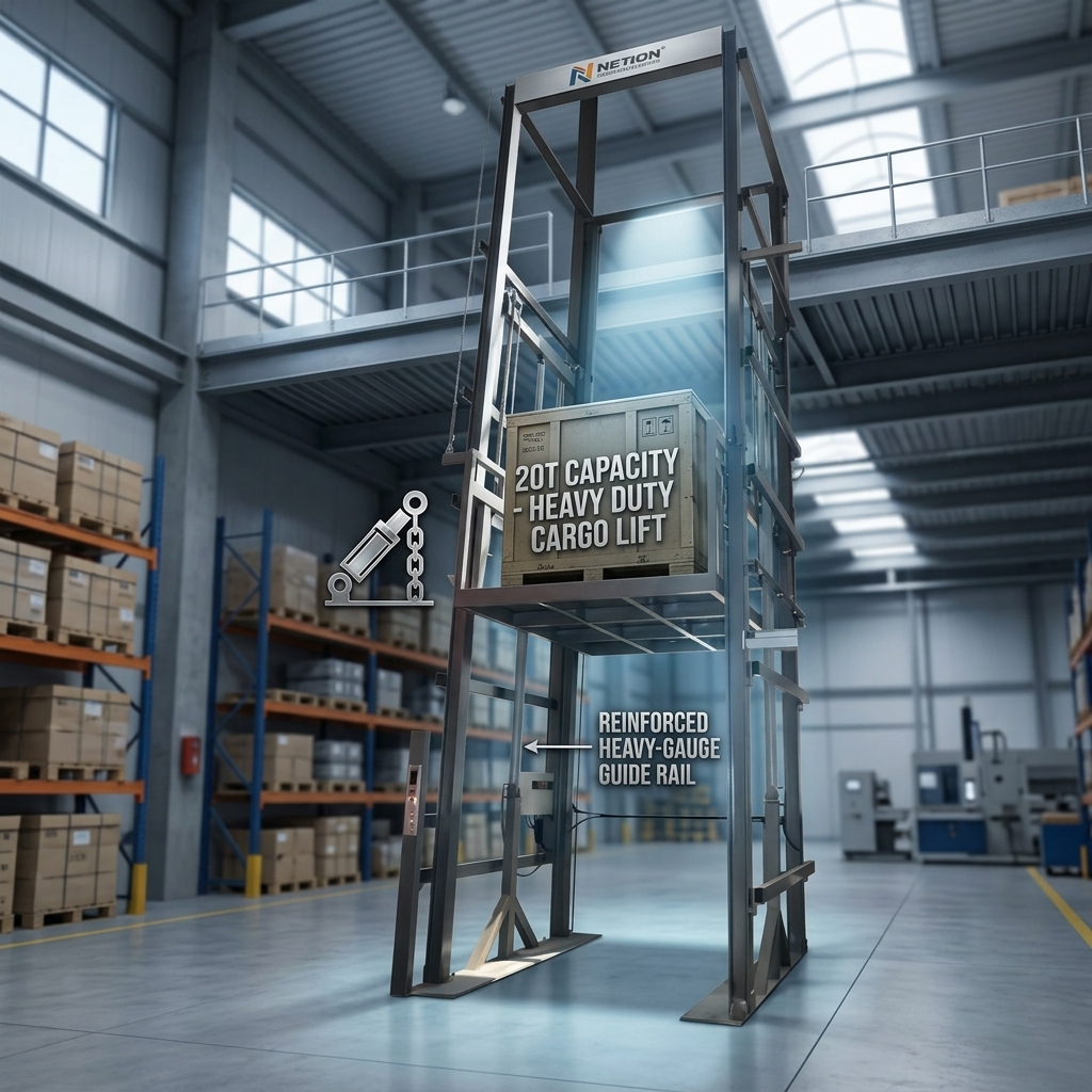 Explosion Proof Cargo Elevator Industrial Goods Lift For Chemical Work