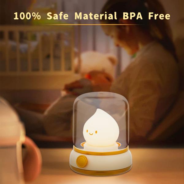 Built-in Lithium Battery Modern Touch Sensor Dimmable Led Night Light for Small Spaces