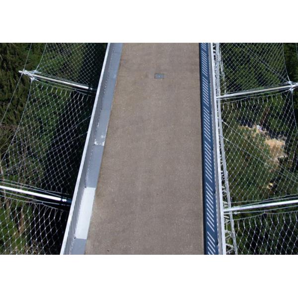 stainless steel anti-fall wire rope netting Stainless Steel Bridge Protection Cable Mesh X Tend Wire Mesh