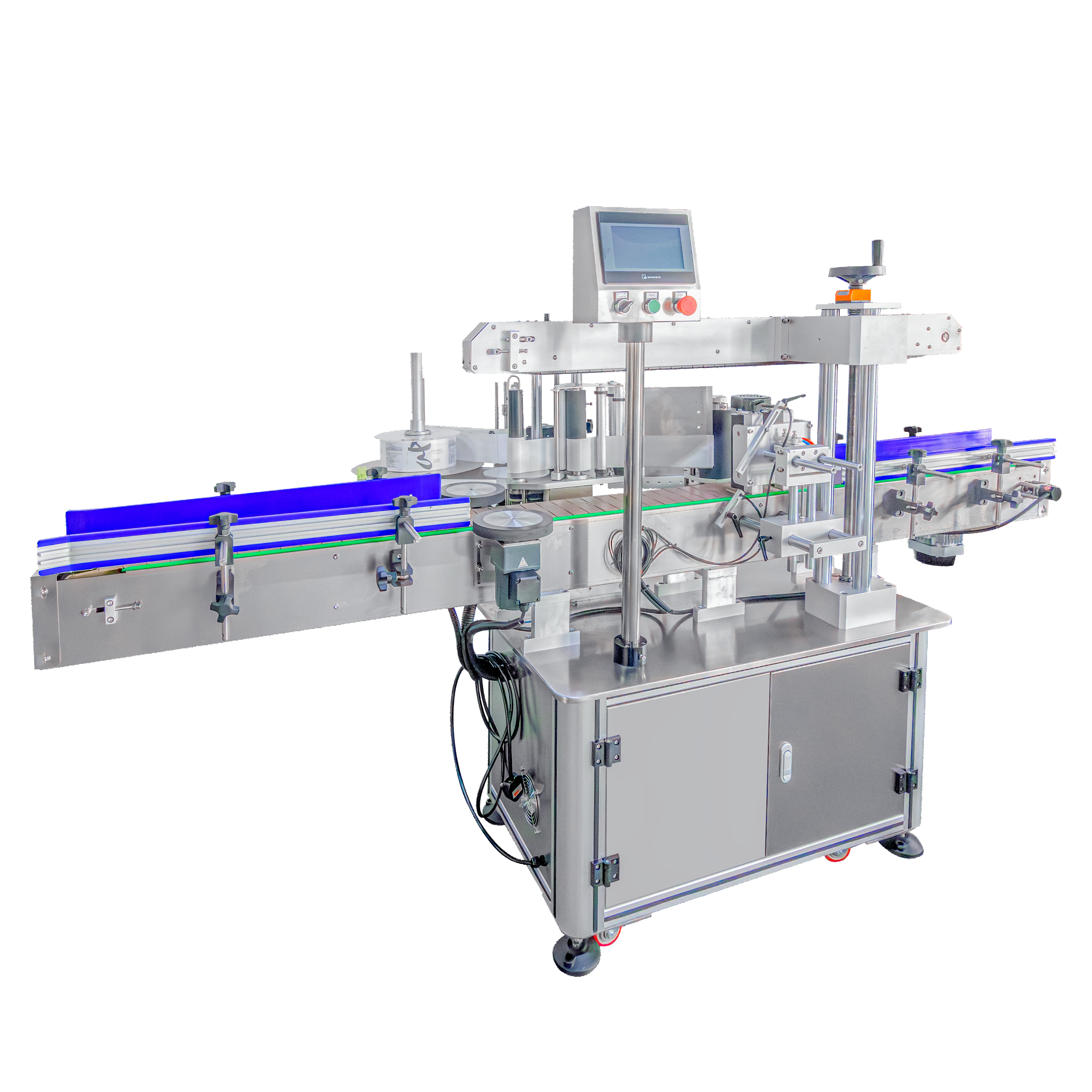 High Precision Automatic Box Labeling Machine Gasoline and Alcohol Labeling Machine for Bottles and Buckets