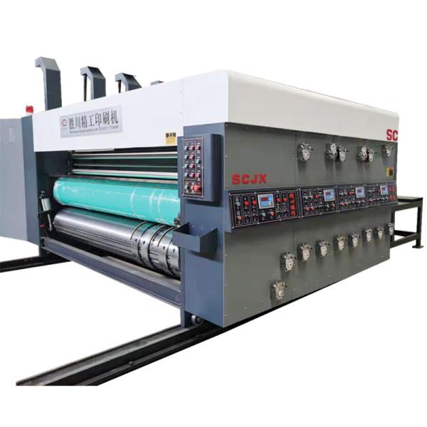 Cardboard Box Printing Machine 4 Colours Flexo Printing Machine Flexo Printer Slotter