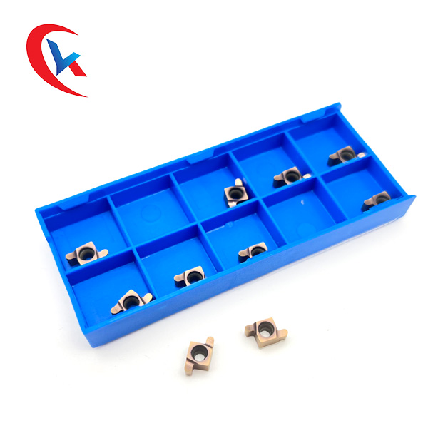 8GR-R PVD Coaing 10 Inserts Per Pack Compatible with CNC Machines Carbide Grooving Inserts