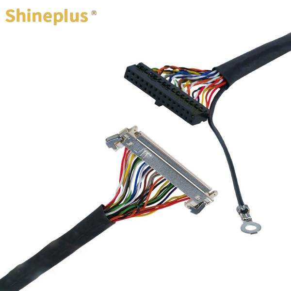 Custom HD LCD LVDS Screen Wire Double Eight 40PIN Notebook LED Display Electronic Harness,Wire Harness Manufacturer